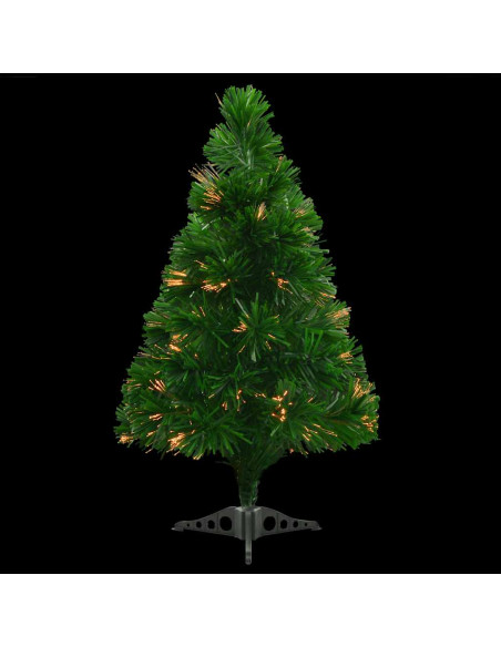 Albero di Natale Artificiale in Fibra Ottica 64 cm Verde