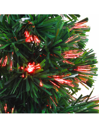 Albero di Natale Artificiale in Fibra Ottica 64 cm Verde