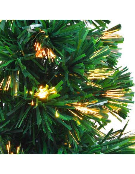 Albero di Natale Artificiale in Fibra Ottica 64 cm Verde