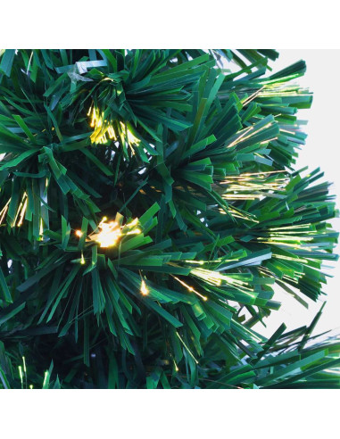 Albero di Natale Artificiale in Fibra Ottica 64 cm Verde