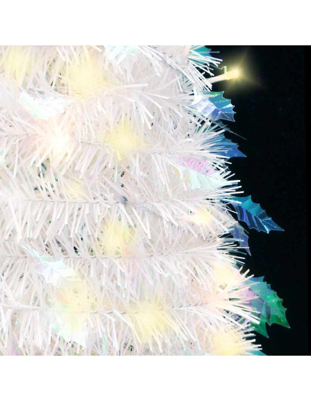 Albero di Natale Artificiale Pop-up con 200 LED Bianco 210 cm