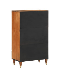 Credenza 60x33x110 cm in Legno Massello di Mango