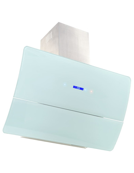 Cappa Aspirante a Muro Acciaio Inox 756 m³/h 90 cm Bianca