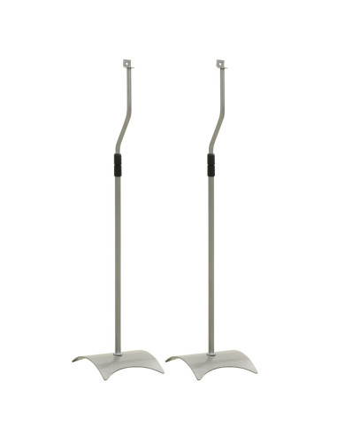 Supporto Universale per Altoparlanti Argento 2 pz