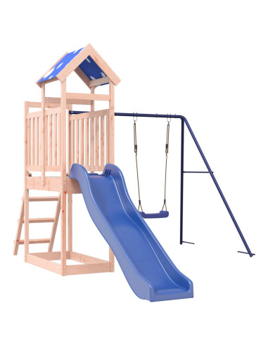 Set da Gioco da Esterno in Legno Massello di Douglas