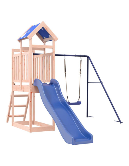 Set da Gioco da Esterno in Legno Massello di Douglas