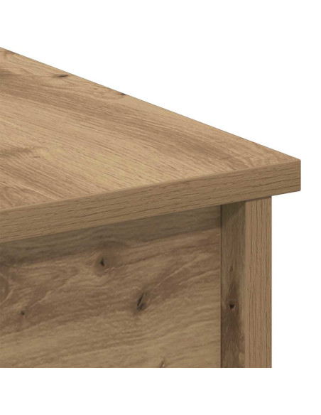 Tavolino da salotto Rovere artigianale 102 x 50,5 x 46,5 cm