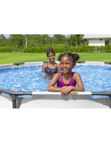 Bestway Steel Pro 56416 piscina fuori terra Piscina con bordi Piscina rotonda 6473 L Blu