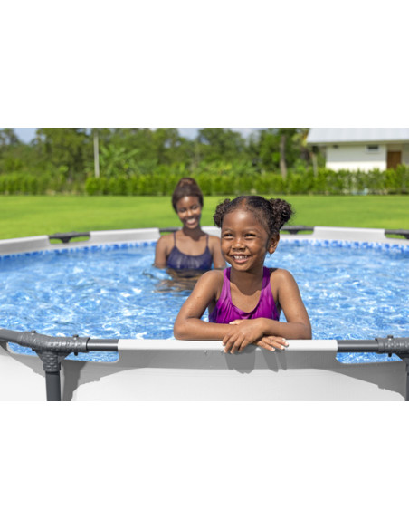 Bestway Steel Pro 56416 piscina fuori terra Piscina con bordi Piscina rotonda 6473 L Blu