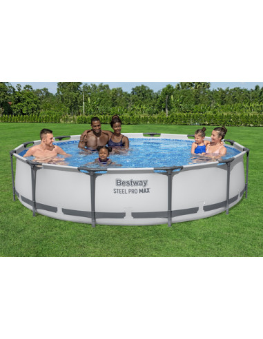 Bestway Steel Pro 56416 piscina fuori terra Piscina con bordi Piscina rotonda 6473 L Blu