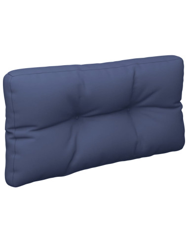 Cuscino per Pallet Blu Marino 120x40x12 cm in Tessuto