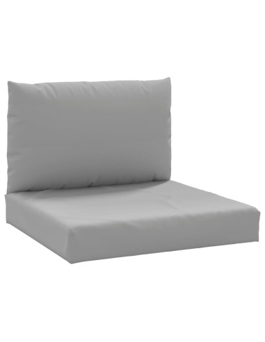 Cuscini per Pallet 2 pz Grigi in Tessuto Oxford