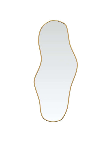 Specchio da Parete Dorato 100x45 cm