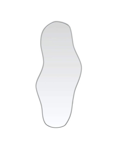 Specchio da Parete Argento 80x35 cm