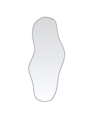 Specchio da Parete Argento 90x40 cm