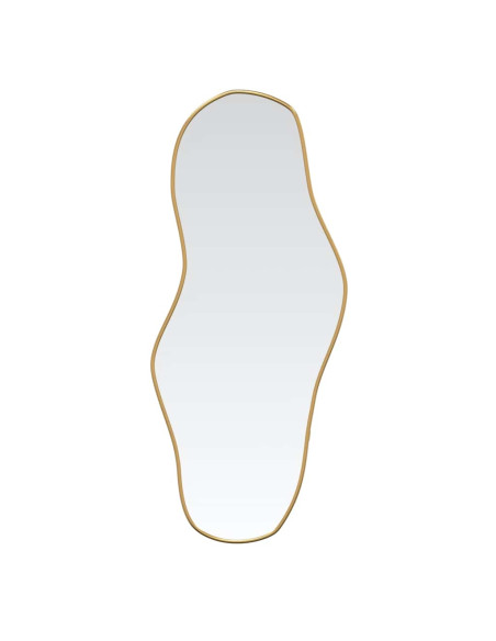 Specchio da Parete Dorato 60x25 cm