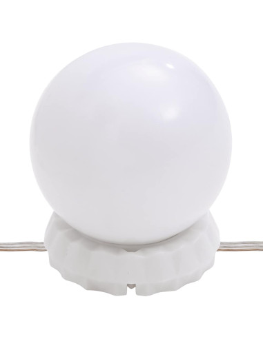 Specchio da Parete con Luci LED 50x80 cm Vetro Rettangolare