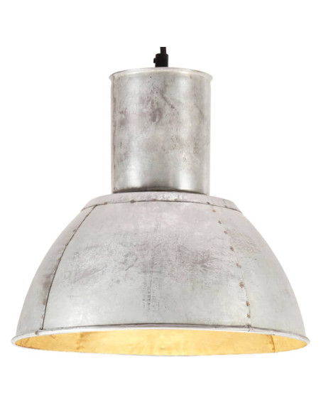 Lampada a Sospensione 25 W Argento Rotonda 28,5 cm E27