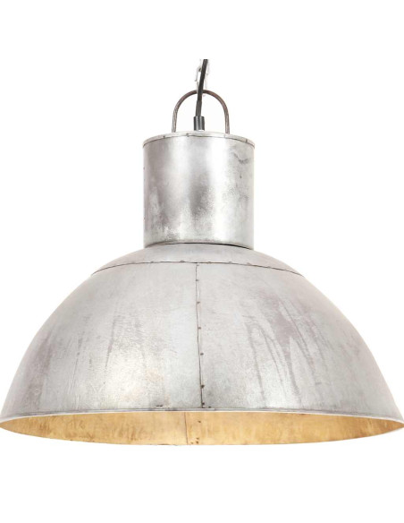 Lampada a Sospensione 25 W Argento Rotonda 48 cm E27