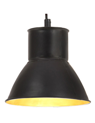 Lampada a Sospensione 25 W Nera Rotonda 17 cm E27