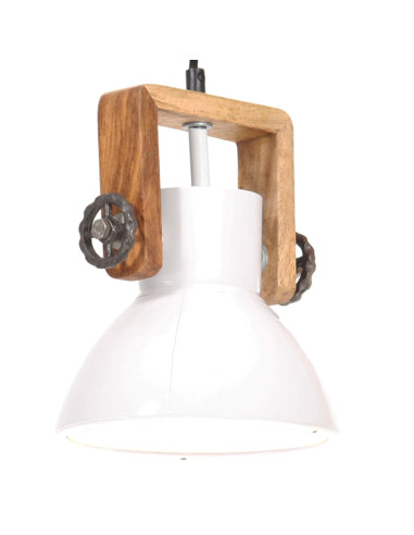 Lampada a Sospensione Industriale 25 W Bianca Rotonda 19 cm E27