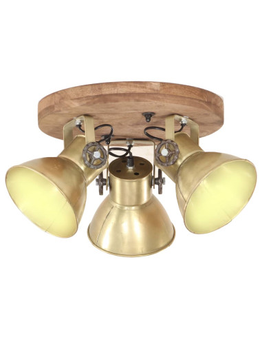 Lampada a Sospensione Industriale 25 W Ottone 42x27 cm E27