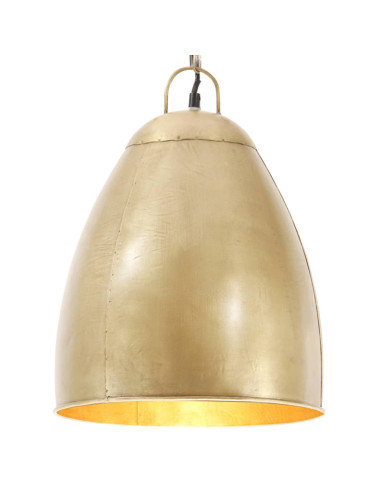 Lampada a Sospensione Industriale 25 W Ottone Rotonda 32 cm E27