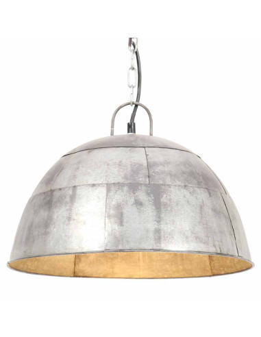 Lampada a Sospensione Vintage 25 W Argento Rotonda 41 cm E27