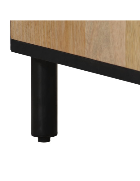 Credenza 60x33x75 cm in Legno Massello di Mango