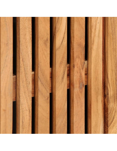 Credenze 3 pz 60x34x75 cm in Legno Massello di Acacia