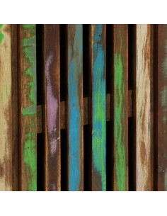 Credenze 3 pz 60x34x75 cm in Legno Massello di Acacia