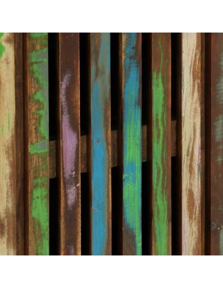 Credenze 3 pz 60x34x75 cm in Legno Massello di Acacia