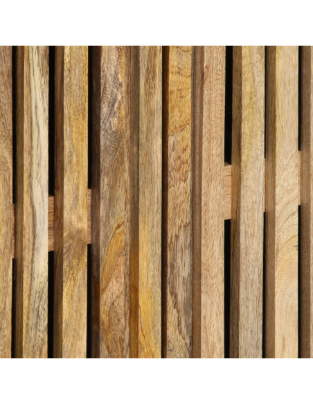 Credenze 3 pz 60x34x75 cm in Legno Massello di Mango Grezzo