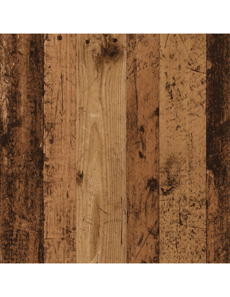 Tavolo Bar con Rastrelliera Antico 101x40x103,5 cm Multistrato