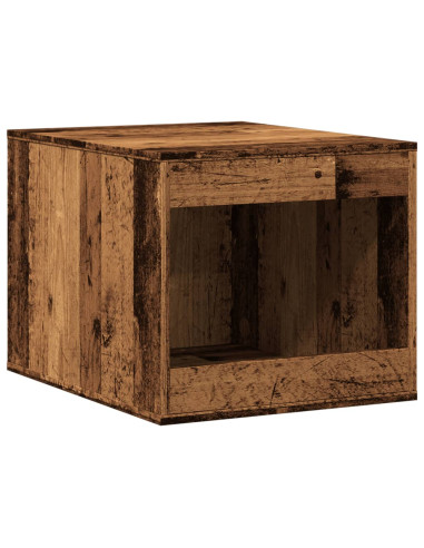 Recinto Lettiera Gatti Legno Vecchio 47x59x42 cm in Truciolato