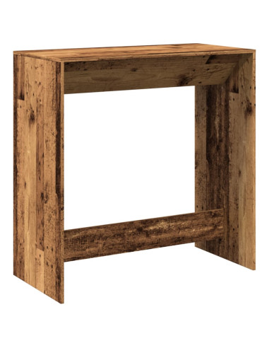 Tavolo da Bar Legno Antico 102x50x103,5 cm in Legno Multistrato