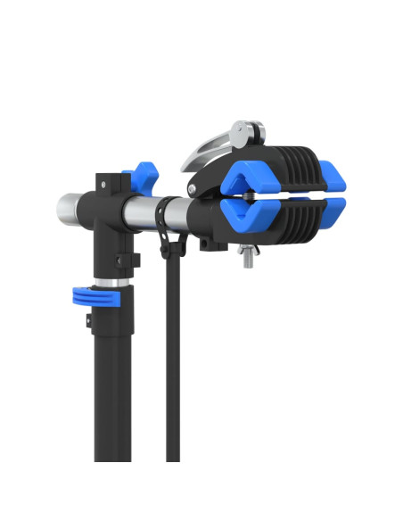 Supporto Riparazione Bici Regolabile 108-188 cm Blu in Acciaio