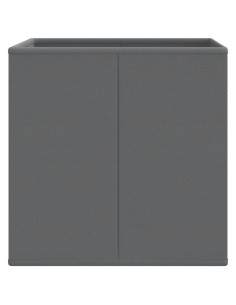 Scatole Portaoggetti 4 pz Grigio 32x32x32cm Tessuto non Tessuto