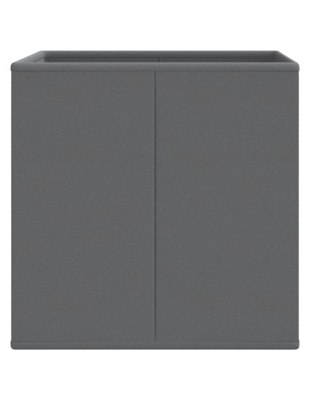 Scatole Portaoggetti 4 pz Grigio 32x32x32cm Tessuto non Tessuto