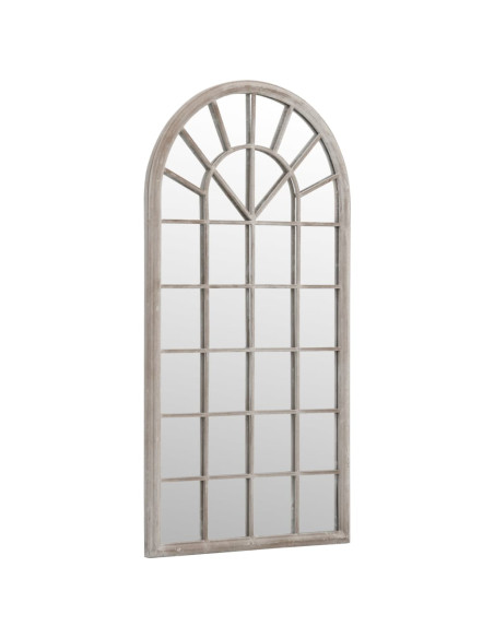 Specchio da Giardino Sabbia 90x45 cm in Ferro per Uso Esterno