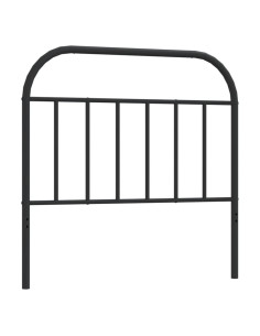 Testiera in Metallo Nero 107 cm