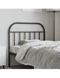 Testiera in Metallo Nero 107 cm 2