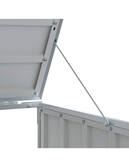 Copribidone con Ruote Bidone Singolo Verde 72x81x115cm Acciaio