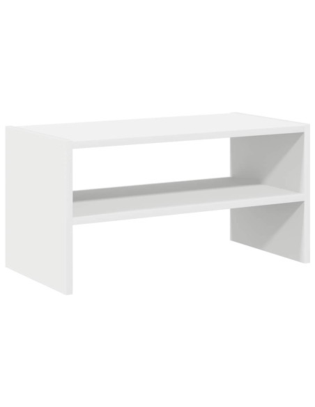 Scarpiera Impilabile Bianca 60x30x30,5 cm