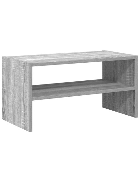 Scarpiera Impilabile Grigio Sonoma 60x30x30,5 cm