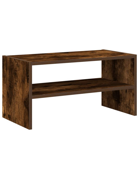 Scarpiera Impilabile Rovere Fumo 60x30x30,5 cm