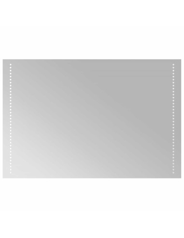 Specchio da Bagno con Luci LED 90x60 cm