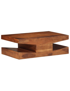 Tavolino da Salotto 90x60x30 cm Legno Massello di Acacia