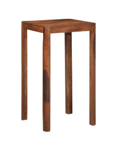 Tavolo da Bar 60x60x107 cm in Legno Massello di Acacia