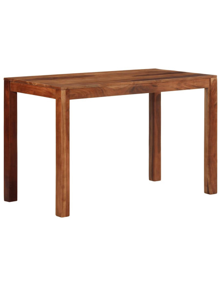 Tavolo da Pranzo 120x60x76 cm in Legno Massello di Acacia